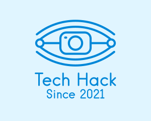 Tech Robotic Eye Camera logo design