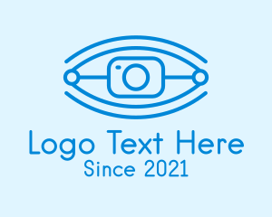 Shoot - Tech Robotic Eye Camera logo design