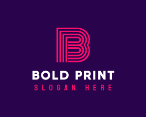 Creative Modern Stripe logo design