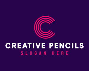 Creative Modern Stripe logo design