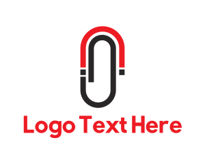 Bookkeeper - Magnetic Paper Clip logo design