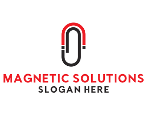 Magnetic - Magnetic Paper Clip logo design