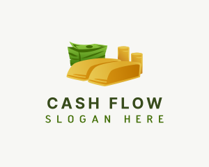 Money Cash Gold logo design