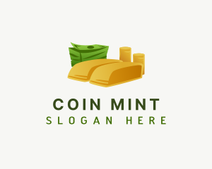 Coins - Money Cash Gold logo design
