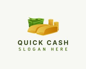 Money Cash Gold logo design