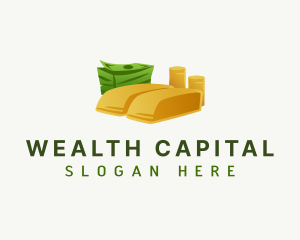 Money Cash Gold logo design