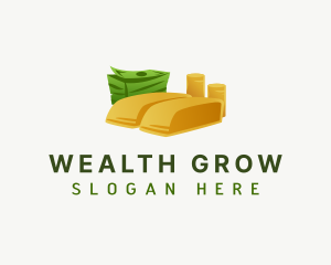 Money Cash Gold logo design