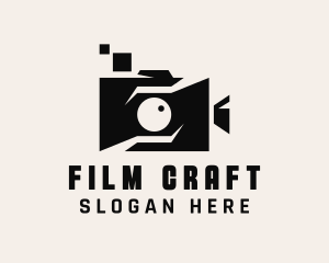 Cinematography - Vlogger Video Camera logo design