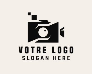 Social Influencer - Vlogger Video Camera logo design