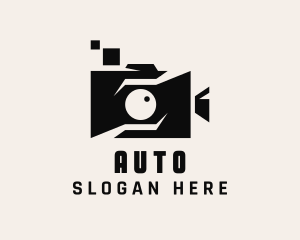 Vlogger Video Camera logo design