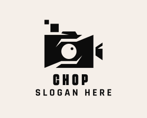 Cinematography - Vlogger Video Camera logo design