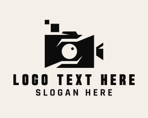 Videographer - Vlogger Video Camera logo design