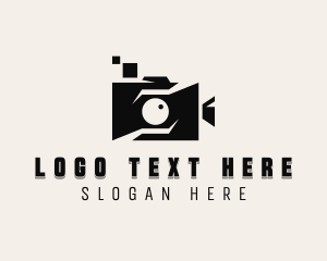 Camera - Vlogger Video Camera logo design