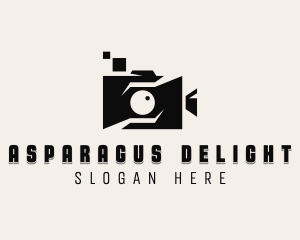 Vlogger Video Camera logo design