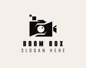 Vlogger Video Camera logo design