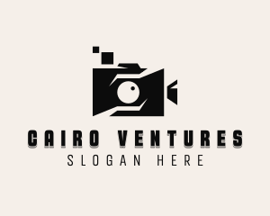 Vlogger Video Camera logo design