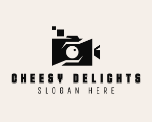 Vlogger Video Camera logo design