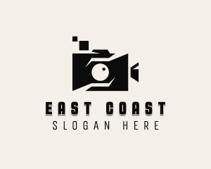 Vlogger Video Camera logo design