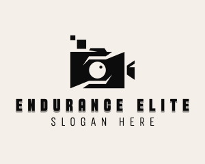 Vlogger Video Camera logo design