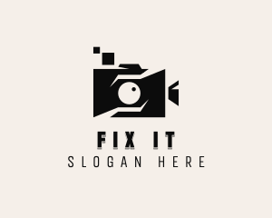 Vlogger Video Camera logo design