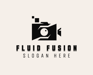 Vlogger Video Camera logo design