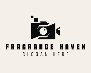 Vlogger Video Camera logo design