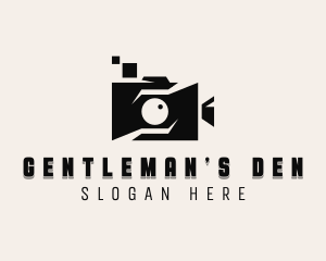 Vlogger Video Camera logo design