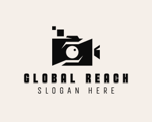 Vlogger Video Camera logo design