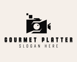 Vlogger Video Camera logo design