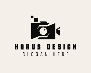 Vlogger Video Camera logo design