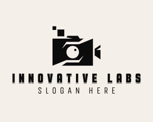 Vlogger Video Camera logo design