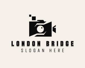 Vlogger Video Camera logo design