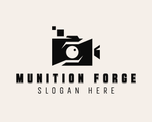 Vlogger Video Camera logo design