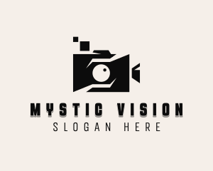 Vlogger Video Camera logo design