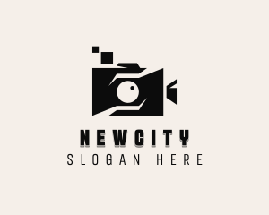 Vlogger Video Camera logo design