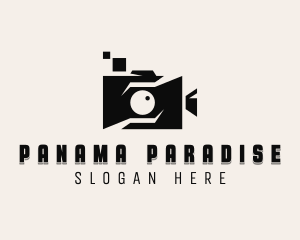 Vlogger Video Camera logo design