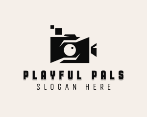 Vlogger Video Camera logo design