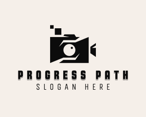 Vlogger Video Camera logo design