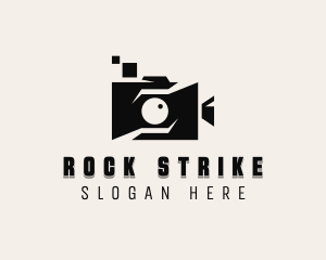 Vlogger Video Camera logo design