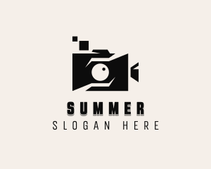 Vlogger Video Camera logo design