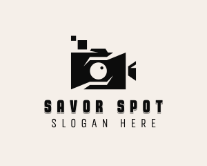 Vlogger Video Camera logo design