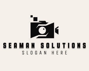 Vlogger Video Camera logo design