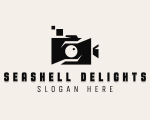 Vlogger Video Camera logo design