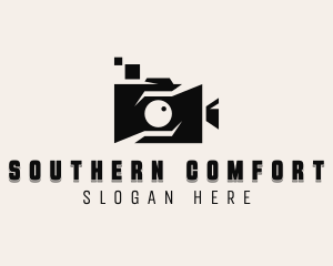 Vlogger Video Camera logo design