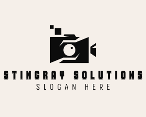 Vlogger Video Camera logo design