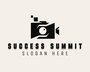 Vlogger Video Camera logo design