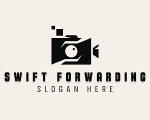 Vlogger Video Camera logo design