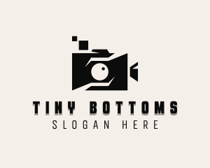 Vlogger Video Camera logo design