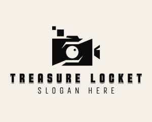 Vlogger Video Camera logo design