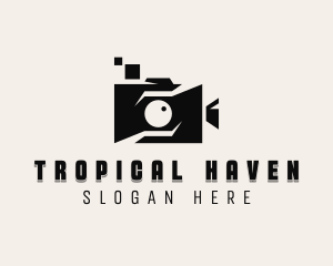 Vlogger Video Camera logo design